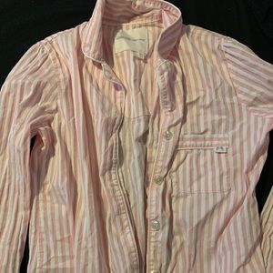 Victoria secret button up shirt